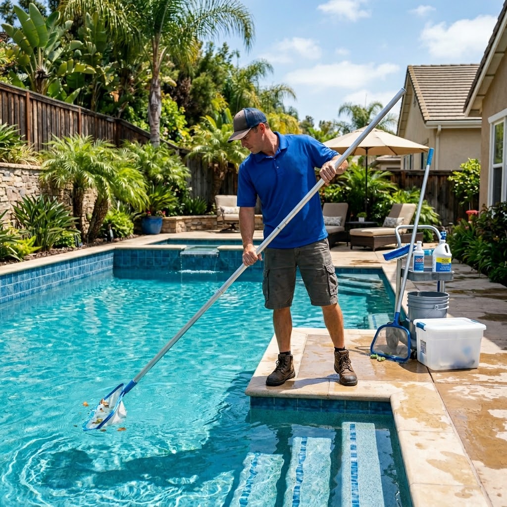 Swimming Pool Maintenance Work in Abu Dhabi