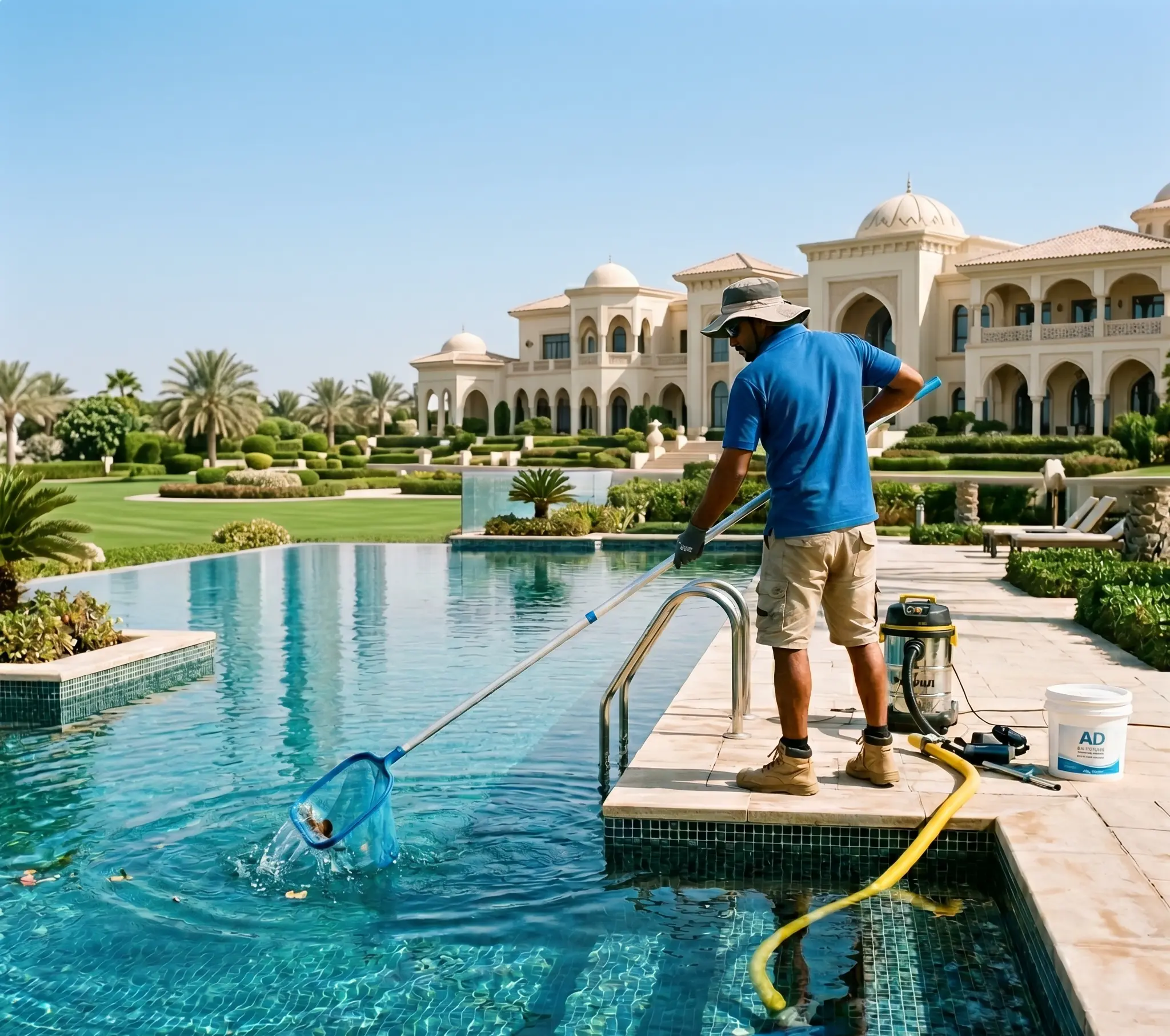 What Is a Pool Cleaning Service in Abu Dhabi - ما هي خدمة تنظيف حمام السباحة في أبوظبي؟